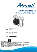 Preview for 1 page of Airwell YDZC218 Installation Manual