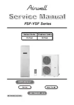 Preview for 1 page of Airwell YSF Series Service Manual