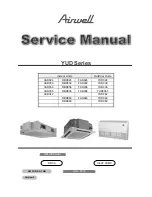 Preview for 1 page of Airwell YUD024 Service Manual