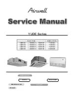 Предварительный просмотр 1 страницы Airwell YUDE024 Service Manual