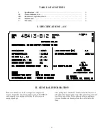 Предварительный просмотр 2 страницы Airxcel 46413 Operation And Maintenance Manual