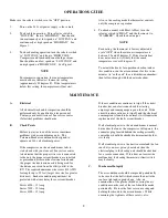 Preview for 2 page of Airxcel 6000 series Operation And Maintenance