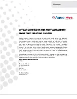 Preview for 62 page of Airxcel Aqua-Hot 600 Series Installation Manual