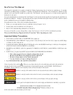 Preview for 2 page of Airxcel ICE CFA1120A Installation & Operation Manual