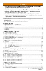 Preview for 3 page of Airxcel ICE DC03HDNC1U Installation & Operation Manual