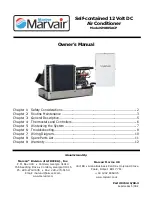 Предварительный просмотр 1 страницы Airxcel Marvair Marine SMB05ACP Owner'S Manual