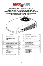 Предварительный просмотр 57 страницы Airxcel Maxxair 44000 Series Installation, Operation And Maintenance Instructions