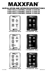 Preview for 1 page of Airxcel MAXXFAN 03540K Assembly, Installation And Operation Instructions