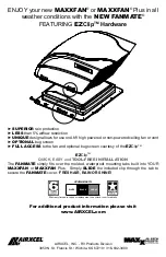 Preview for 8 page of Airxcel MAXXFAN 03540K Assembly, Installation And Operation Instructions