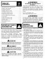 Preview for 2 page of Airxcel Suburban Elite SOP-1004A Installation, Operations And User'S Manual