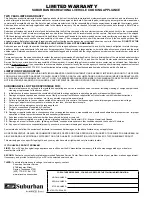 Preview for 6 page of Airxcel Suburban SDN2U Installation, Operation And Maintenance Manual