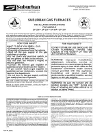 Airxcel Suburban SF-20F Installation Instructions Manual preview