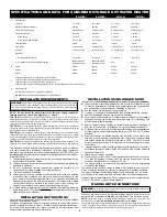 Preview for 2 page of Airxcel SW4DEA Operating, Installation And Service Manual