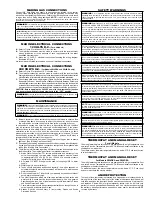 Preview for 3 page of Airxcel SW4DEA Operating, Installation And Service Manual