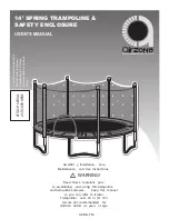 Предварительный просмотр 1 страницы Airzone 14'SPRING TRAMPOLINE User Manual