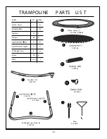 Предварительный просмотр 11 страницы Airzone 14'SPRING TRAMPOLINE User Manual