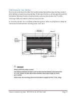 Preview for 10 page of AIS DTW19T100-A1-PCT User Manual