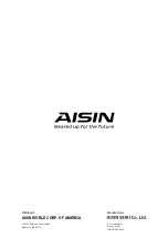 Предварительный просмотр 76 страницы Aisin AWGP180E1NHS Installation Instructions Manual