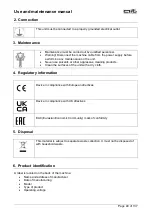 Preview for 5 page of AIT HDi 11K400/230 KB Use And Maintenance Manual