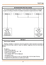 Preview for 22 page of AITA ELECTRONICS TOT706 Instructions Manual