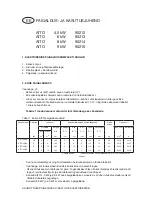 Preview for 38 page of Aito 90212 Installation And Operating Instructions Manual