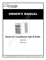 Предварительный просмотр 1 страницы AITONS COMFORT-AIRE CD-101J Owner'S Manual