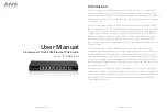 AIVO NETWORKS AVN-S09-1P08W135G User Manual предпросмотр