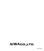 Preview for 12 page of Aiwa AD-6800 Operating Instructions Manual