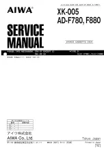 Preview for 2 page of Aiwa AD-F780 Service Manual