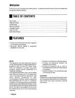 Preview for 2 page of Aiwa ADC M55YU Operating Instructions Manual