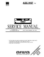 Aiwa ADC-V107 Service Manual предпросмотр