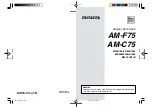 Aiwa AM-C75 Operating Instructions Manual preview