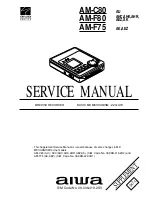 Aiwa AM-C80 Service Manual preview