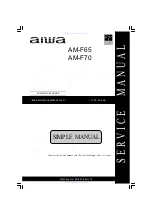 Preview for 1 page of Aiwa AM-F65 Service Manual