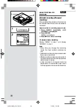 Preview for 36 page of Aiwa AM-F80 Operating Instructions Manual