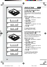 Preview for 64 page of Aiwa AM-F80 Operating Instructions Manual