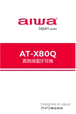 Предварительный просмотр 8 страницы Aiwa AT-X80Q User Manual