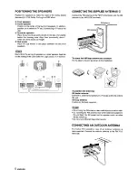 Предварительный просмотр 6 страницы Aiwa AV-D25 Operating Instructions Manual