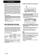 Preview for 14 page of Aiwa AV-D25 Operating Instructions Manual