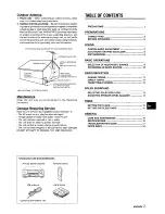 Предварительный просмотр 3 страницы Aiwa AV-D30 Operating Instructions Manual