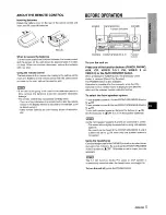 Предварительный просмотр 7 страницы Aiwa AV-D30 Operating Instructions Manual