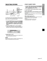 Preview for 15 page of Aiwa AV-D35 Operating Instructions Manual