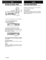 Предварительный просмотр 18 страницы Aiwa AV-D50 Operating Instructions Manual