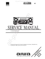 Aiwa AV-D58 Service Manual предпросмотр