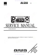 Aiwa AV-D98 Service Manual предпросмотр