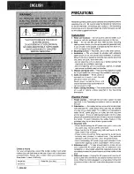 Предварительный просмотр 2 страницы Aiwa AV-DV70 Operating Instructions Manual