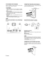 Предварительный просмотр 6 страницы Aiwa AV-DV70 Operating Instructions Manual