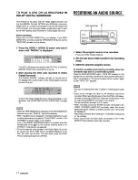 Предварительный просмотр 12 страницы Aiwa AV-DV70 Operating Instructions Manual