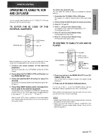 Предварительный просмотр 19 страницы Aiwa AV-DV70 Operating Instructions Manual