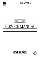 Preview for 1 page of Aiwa AV-DV75 HC Service Manual